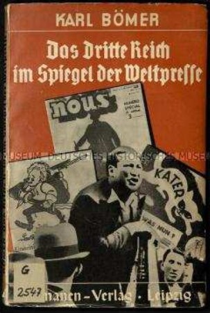 Nationalsozialistische Propagandaschrift über vermeintliche Falschmeldungen aus dem Ausland