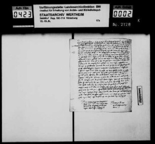 Besitz- und Lehenverhältnisse in der Herrschaft Daun.