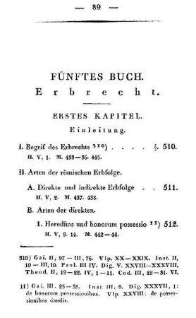 Fünftes Buch. Erbrecht