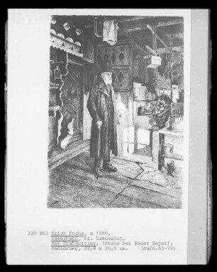 Der Grabebitter (Stube bei Bauer Beyer; Haselbach, Kreis Landeshut)