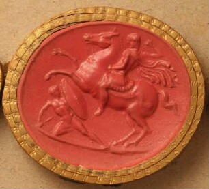 Soldat auf Pferd