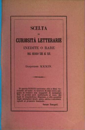 Capitoli delle monache di Pontetetto presso Lucca : scrittura inedita del secolo XIII