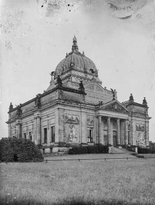 Görlitz : Görlitz (Zgorzelec/Polen). Oberlausitzer Gedenkhalle. Außenansicht