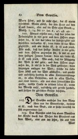 Vom Gewissen