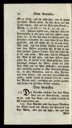 Vom Gewissen