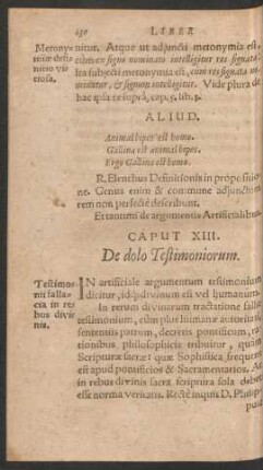 Caput XIII. De dolo Testimoniorum.