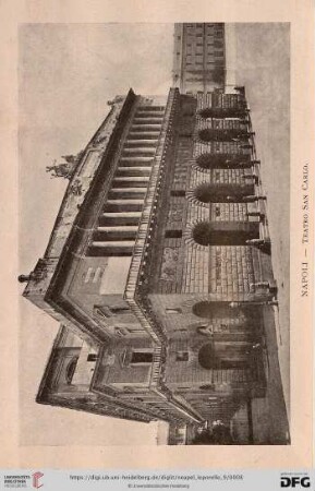 Napoli – Teatro San Carlo. – Royal Théâtre St. Charle. – The Royal Theatre of “San Carlo.” – Königliches San Carlo Theater.