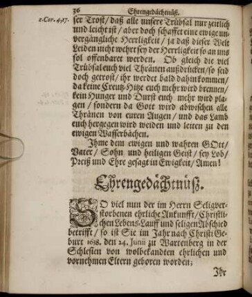 Ehrengedächtnüß.