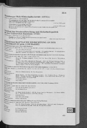Hamburger Welt-Wirtschafts-Archiv (HWWA)