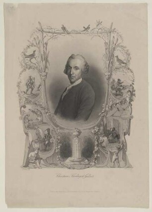 Bildnis des Christian Fürchtegott Gellert