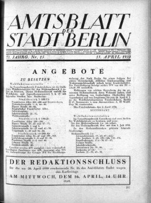 1930,15: Nr. 15, 13. April 1930