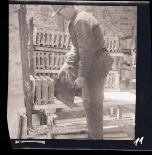 Betonschalplatten - Bauweise, Speicher im Mannheimer Hafen, 1947-1949
