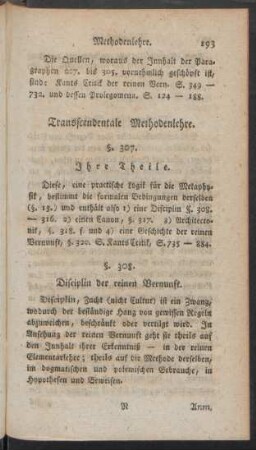 Transscendentale Methodenlehre