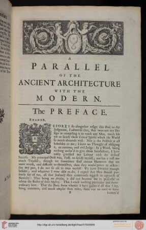 A parallel of the ancient architecture with the modern