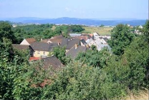 Dachlandschaft, umgebende Landschaft