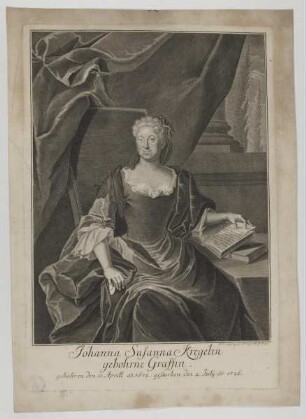 Bildnis der Johanna Susanna Kregelin geb. Graffin