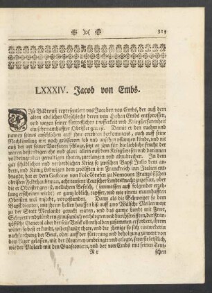 LXXXIV. Jacob von Embs