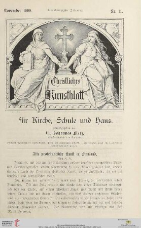 Nr. 11 (November 1899)