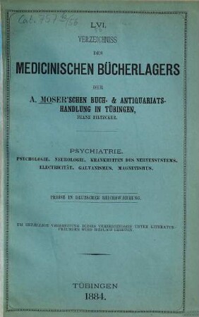 Katalog. 56. 1884