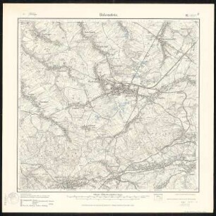 Meßtischblatt 95.(3005a) : Hohenstein, 1920 : Hohenstein. - Aufgen. 1907, hrsg. 1909, einz. Nachtr. 1920. - 1:25000. - Leipzig, 1920. - 1 Kt.