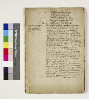 Bruchstück eines Kopial-Buches aus dem 16. Jahrhundert der städtischen Privilegien von 1376 bis 1451