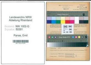 Entnazifizierung Emil Panse, geb. 27.06.1892 (Geschaeftsfuehrer)