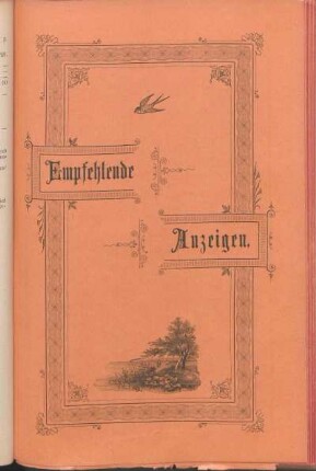 Empfehlende Anzeigen.
