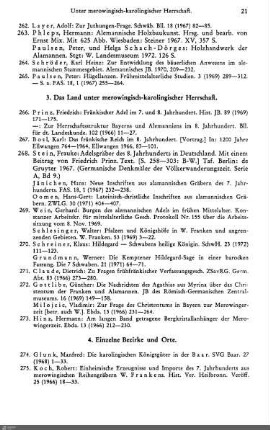 3. Das Land unter merowingisch-karolingischer Herrschaft