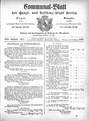 1870,7: No. 7, 13. Februar 1870