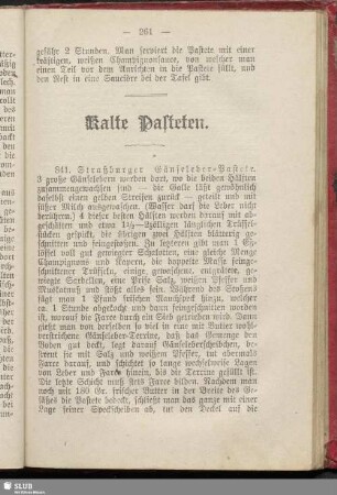 Kalte Pasteten