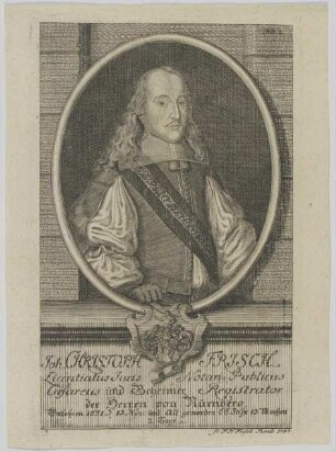 Bildnis des Johann Christoph Frisch