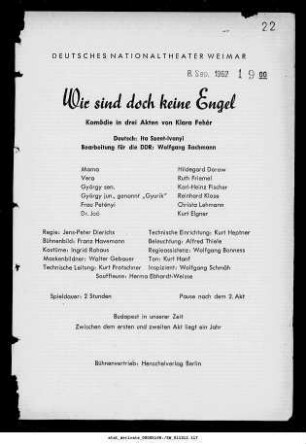 Wir sind doch keine Engel