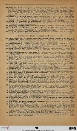 Illustrierte Bücher älterer und neuerer Zeit (Nr. 264-297)