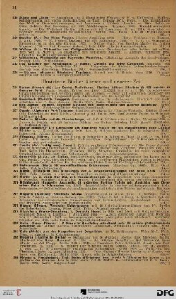 Illustrierte Bücher älterer und neuerer Zeit (Nr. 264-297)
