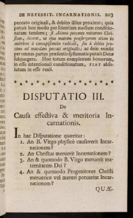203-226, Quaestio 1. - Quaestio 2.