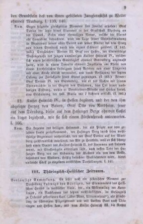III. Thüringisch-Hessischer Zeitraum.