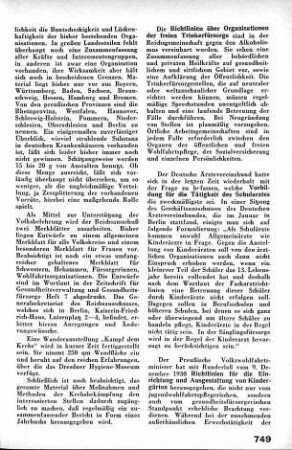 Vorbildung für die Tätigkeit des Schularztes [Gesundheitsfürsorge]