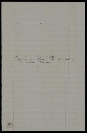 Erläuterungen zu den vorstehenden Fragmenten XXVII [und XVIII], Ohne Ort, 1880 - 1910 : Zum Riemann-Fragment XXVII : Beispiele von Flächen kleinsten Inhalts bei gegebener Begrenzung [Umschlagtitel]