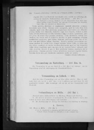 Versammlung zu Marienburg. - 1387 Mrz. 24.
