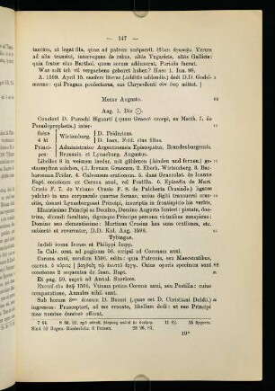 147-172, Mense Augusto.