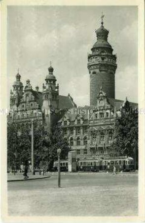 Das Neue Rathaus in Leipzig
