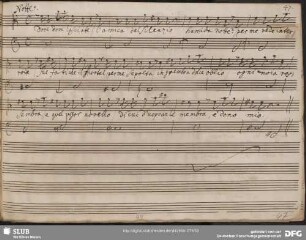 Recitativo: Dove dove lasciate l'amica del silenzio