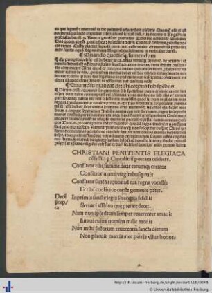 Christiani Penitentis Elegiaca confessio.