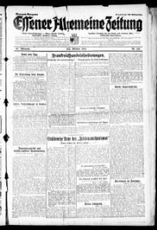 Essener allgemeine Zeitung. 1918-1943