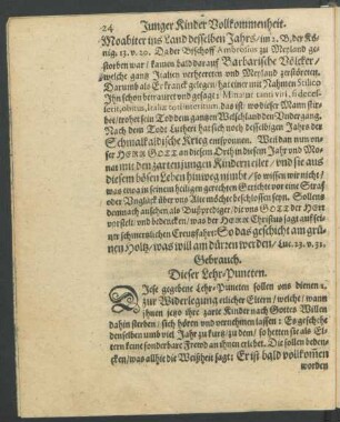 Gebrauch Dieser Lehr-Puncte.
