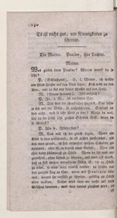 Es ist nicht gut, um Kleinigkeiten zu schreien