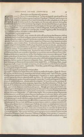 Chiliadis Primae Centuria III