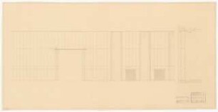 Stadttheater, Bremerhaven: Foyer: Wandabwicklung 1:20