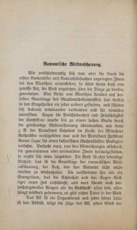 Romantische Weltanschauung