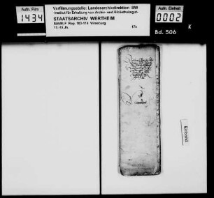 Manual der Geldrechnung der Herrschaft Neuerburg
